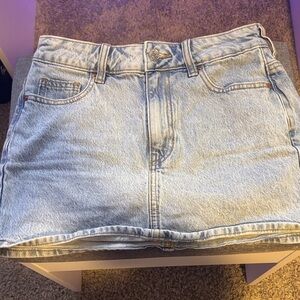 Pacific Sunwear Light Blue Denim Mini Skirt